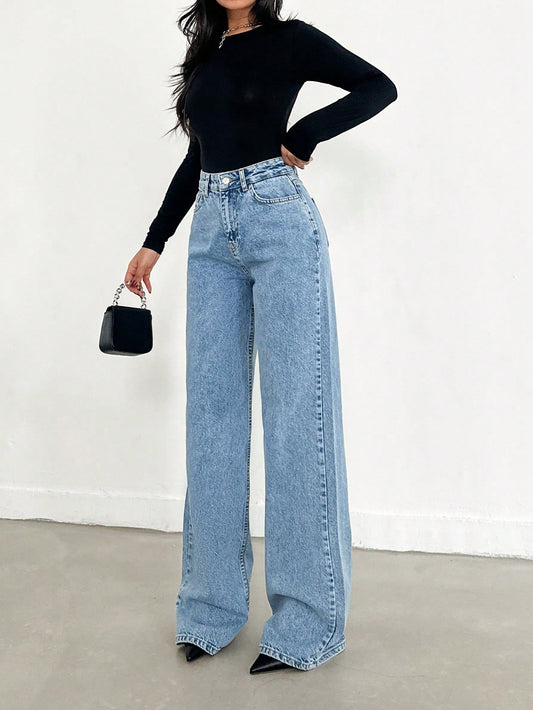 Oh So Vintage Wide Leg Jeans