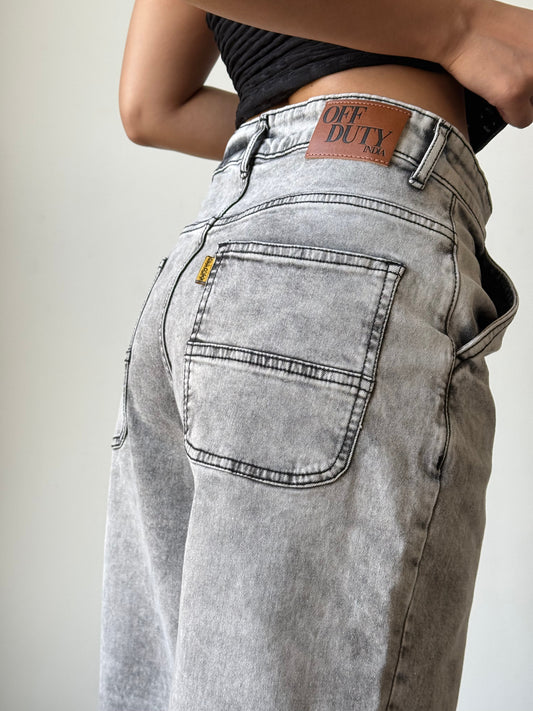 Platinum Drift Baggy Fit Jeans