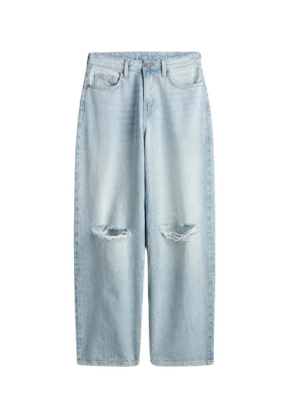 Blue Baggy Jean - UrbanClubCo.